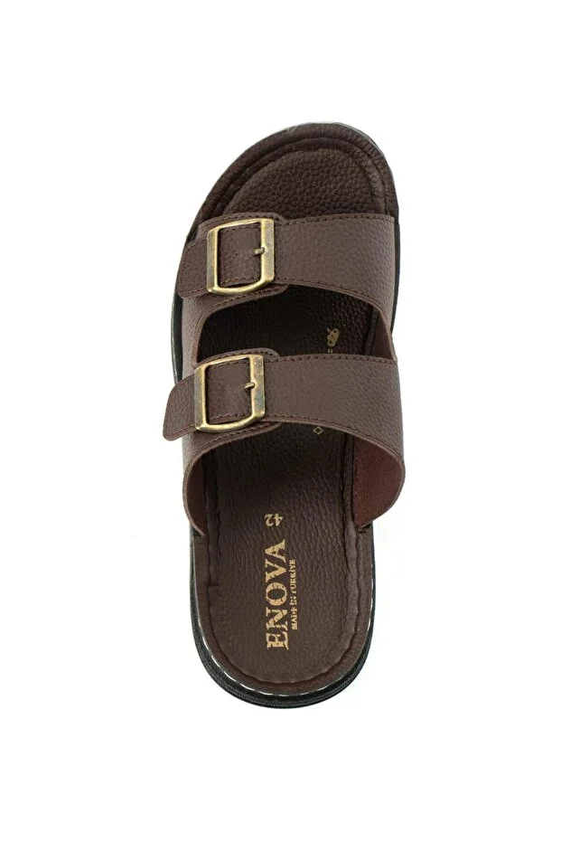 Erkek Ortopedik Rahat Taban Dikişli Şık Dışarı Içeri Erkek Terliği