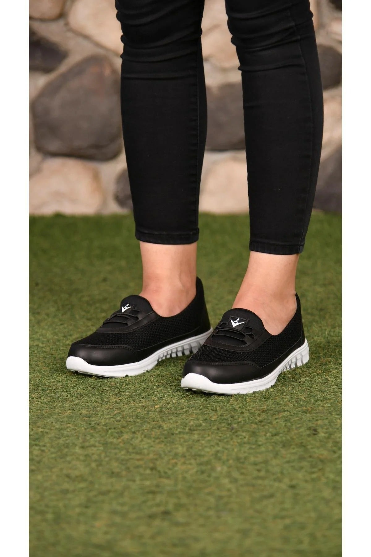 Kadın Spor Babet Yürüyüş Ayakkabısı Hafif Ortopedik Taban