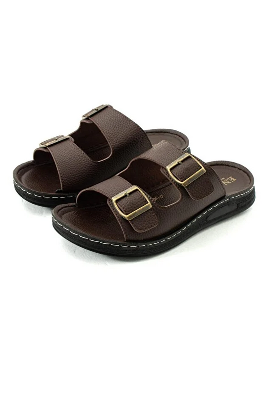 Erkek Ortopedik Rahat Taban Dikişli Şık Dışarı Içeri Erkek Terliği