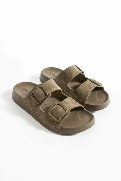 Erkek Ortopedik Rahat Taban Dikişli Erkek Rahart Terliği