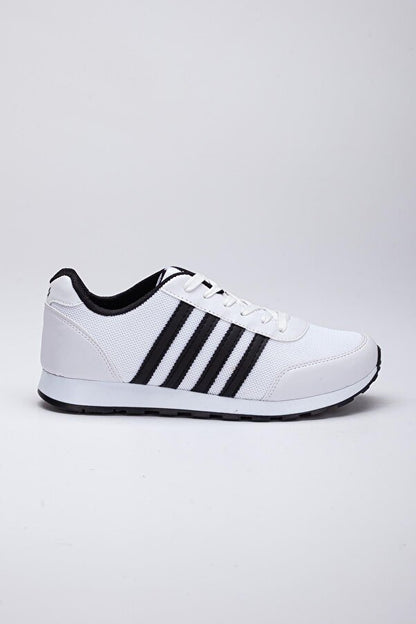 Erkek Günlük Rahat Taban Comfort Bağcıklı Hafif Esnek Yürüyüş File Sneaker Spor Ayakkabı