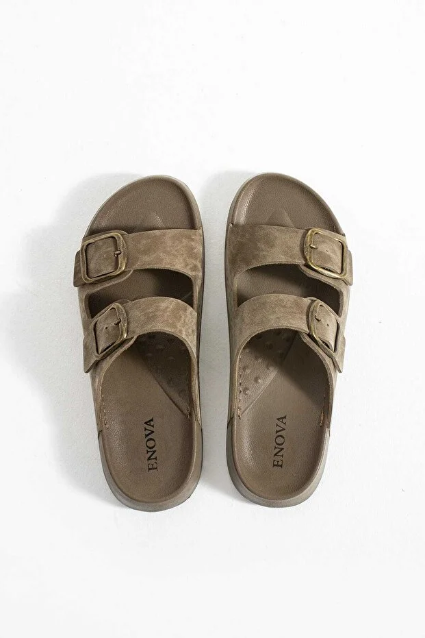 Erkek Ortopedik Rahat Taban Dikişli Erkek Rahart Terliği