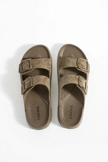 Erkek Ortopedik Rahat Taban Dikişli Erkek Rahart Terliği