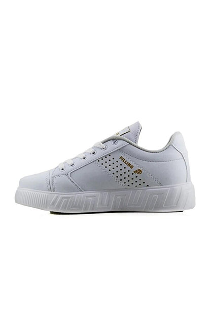 Erkek Lazer Cilt Deri Lifestyle Casual Şık Günlük Bağcıklı Ortopedik Sneaker Spor Ayakkabı