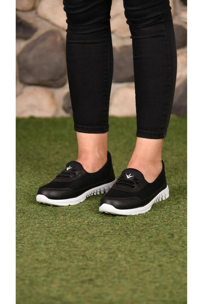 Kadın Spor Babet Yürüyüş Ayakkabısı Hafif Ortopedik Taban
