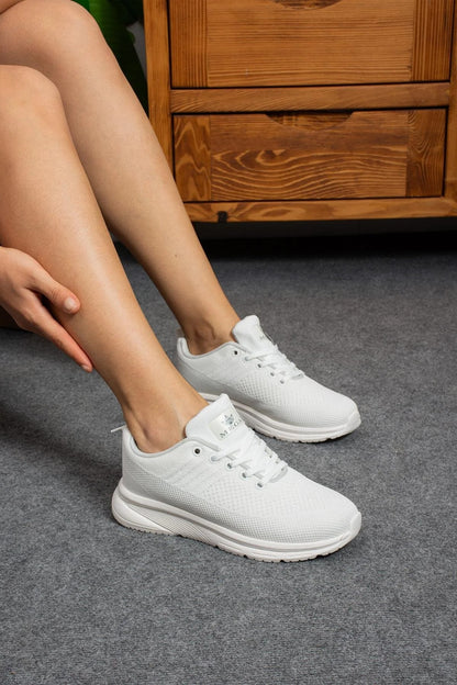 Nefes Alabilen Casual Yumuşak Örme Günlük Ortopedik Rahat Phaylon Taban Sneaker Kadın Yürüyüş Ayakkabı