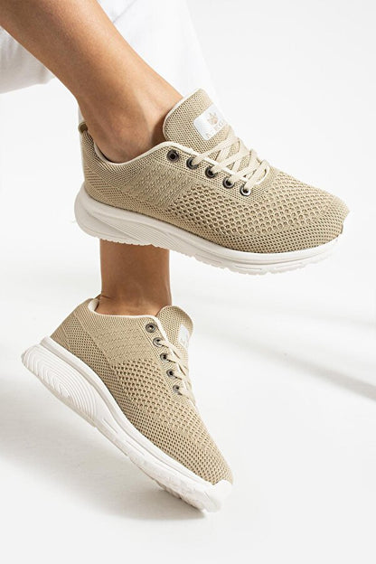Nefes Alabilen Casual Yumuşak Örme Günlük Ortopedik Rahat Phaylon Taban Sneaker Kadın Yürüyüş Ayakkabı