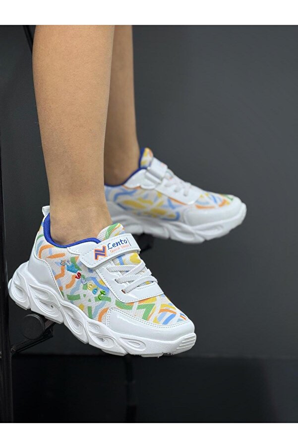 Mackrock Mackrock Çocuk Unisex Ortopedik Snakers Işılklı(Lambalı)Spor Ayakkabı