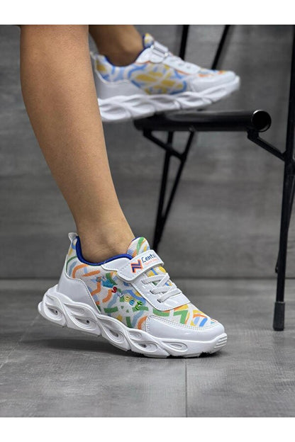 Mackrock Mackrock Çocuk Unisex Ortopedik Snakers Işılklı(Lambalı)Spor Ayakkabı