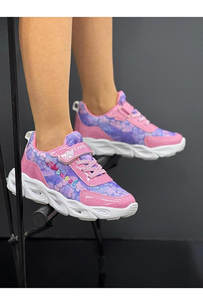 Mackrock Mackrock Çocuk Unisex Ortopedik Snakers Işılklı(Lambalı)Spor Ayakkabı