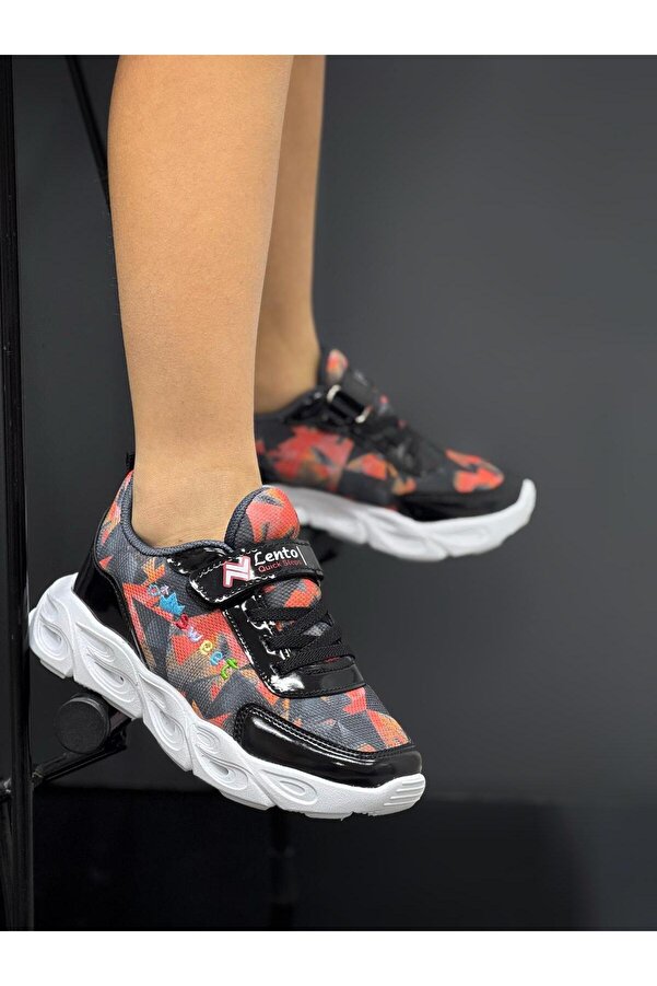 Mackrock Mackrock Çocuk Unisex Ortopedik Snakers Işılklı(Lambalı)Spor Ayakkabı