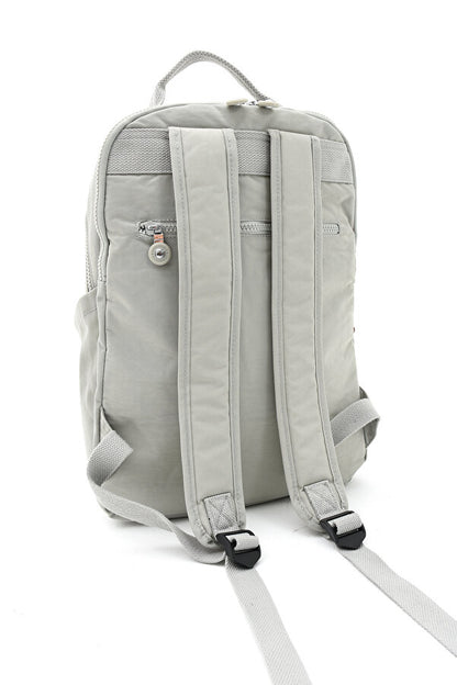 Unisex Suya Dayanıklı Krinkıl Kumaş Çok Gözlü Orta Boy Koyu Laptop Okul Ve Sırt Çantası