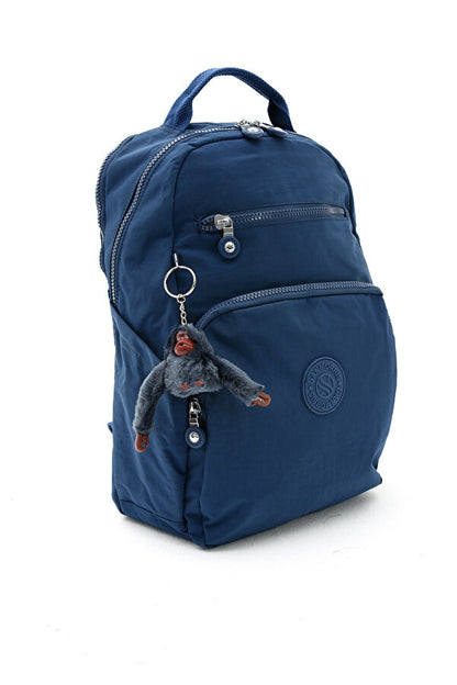 Unisex Suya Dayanıklı Krinkıl Kumaş Çok Gözlü Orta Boy Koyu Laptop Okul Ve Sırt Çantası