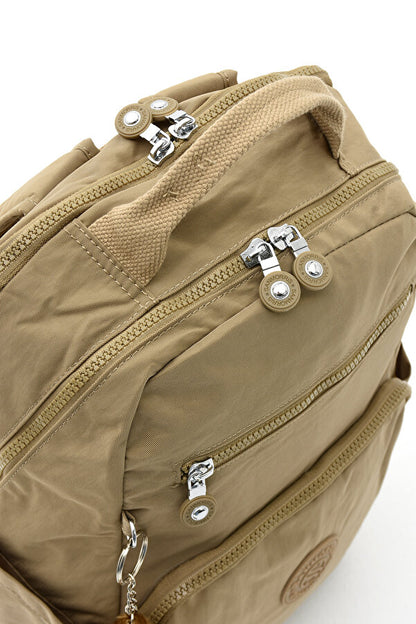 Unisex Suya Dayanıklı Krinkıl Kumaş Çok Gözlü Orta Boy Koyu Laptop Okul Ve Sırt Çantası