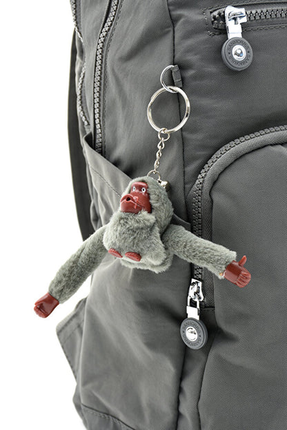 Unisex Suya Dayanıklı Krinkıl Kumaş Çok Gözlü Orta Boy Koyu Laptop Okul Ve Sırt Çantası