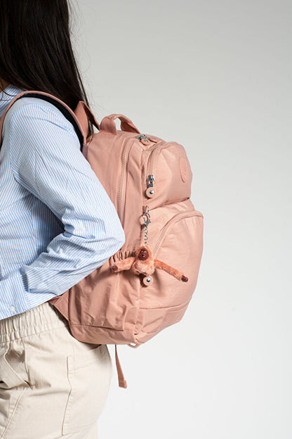 Sağlam Suya Dayanıklı Krinkıl Kumaş Çok Gözlü Orta Boy Laptop-Okul Ve Sırt Çantası