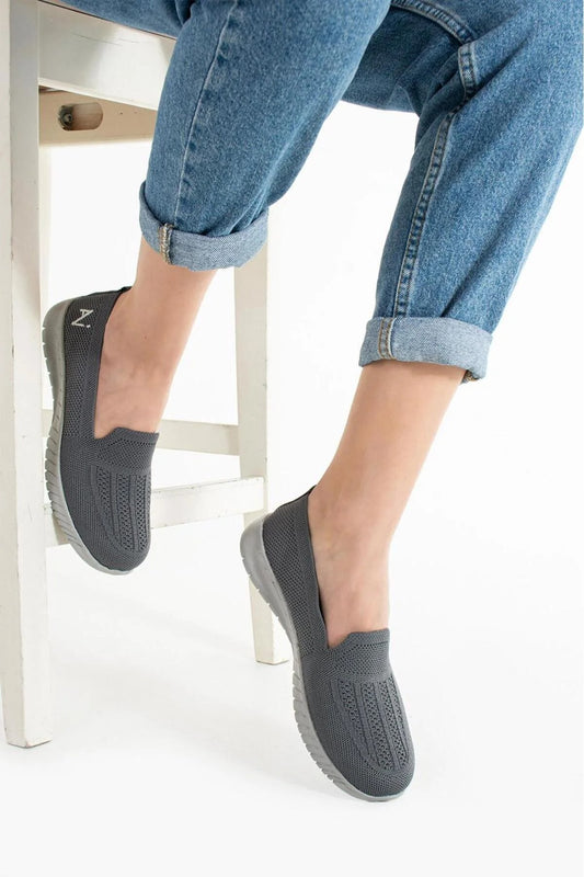 Mackrocksports örme sneaker Rahat Hafif yumuşak ses Yapmaz Ortopedik Günlük Ayakkabı Ofis Dış Mekan