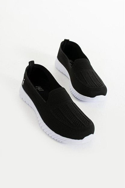 Mackrocksports Örme Sneaker Rahat Hafif Yumuşak Ses Yapmaz Ortopedik Günlük Ayakkabı Ofis Dış Mekan