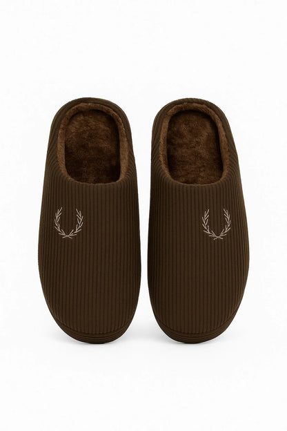 ADIMİST ERKEK Kışlık Fitilli Gondol Tüylü Hafif Esnek Havlulu İçeri Terlik