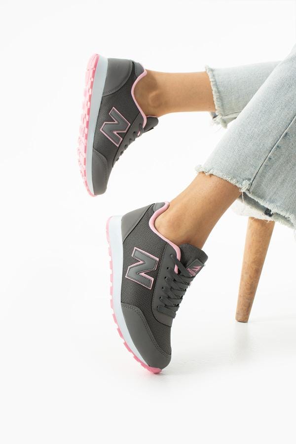 Kadın Günlük Rahat Taban Comfort File Bağcıklı Hafif Esnek Yürüyüş Sneaker Spor Ayakkabı